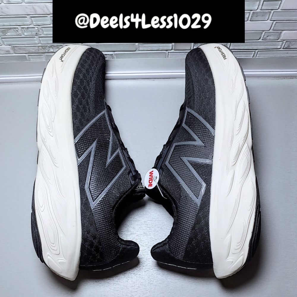 New Balance Fresh Foam X 1080v14 Mens Size 10.5 Wide/Womens 12 Wide Black - Picture 5 of 7